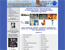 Tablet Screenshot of cleanbottles.com